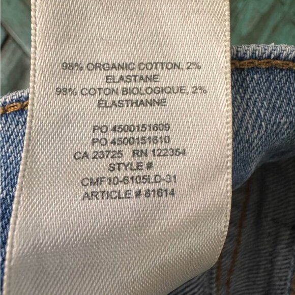 Aritzia The Arlo High Rise Straight 28l Size 25 Neutral Minimalist Basic - Picture 13 of 16